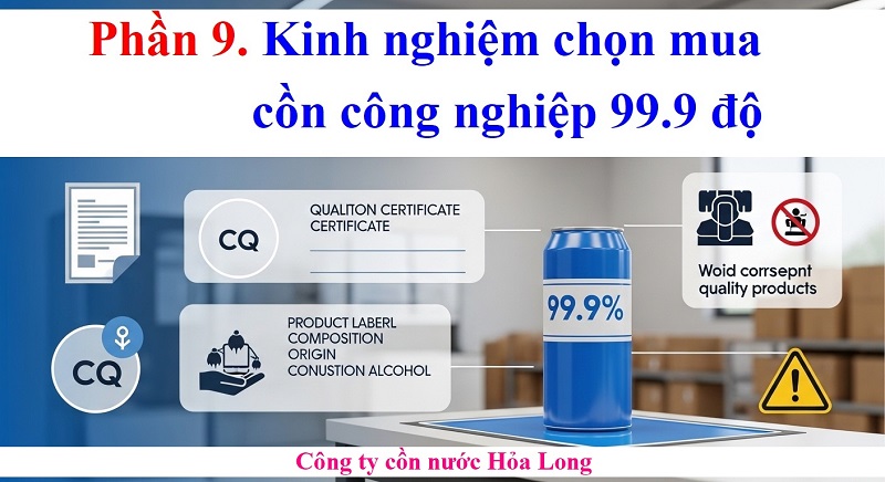 Cồn Công Nghiệp 99.9 Độ: Đặc Điểm, Ứng Dụng Và Lưu Ý An Toàn Khi Sử Dụng